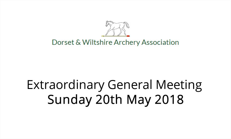 Extraordinary General Meeting Sunday 20th May