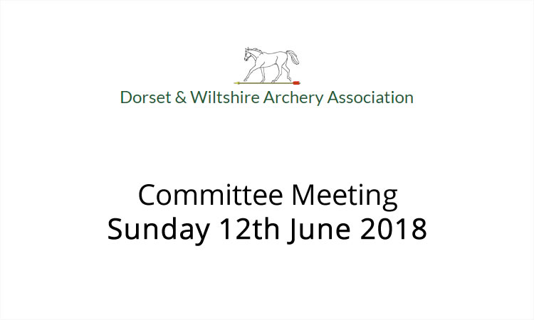 Committee meeting 12th June 2018